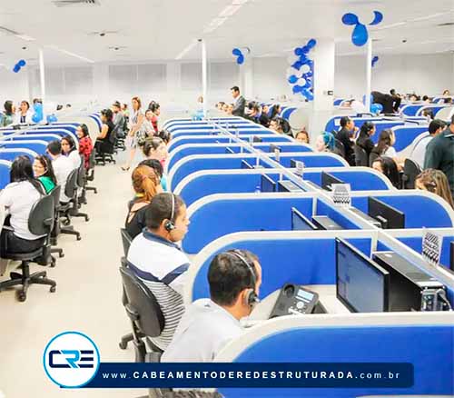 cabeamento de rede estruturada para telemarketing e call center