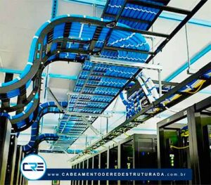montagem instalação de infraestrutura e tubulações para cabeamento de rede estruturada