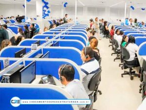 cabeamento de rede para telemarketing e call center