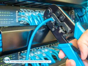 instalação de conector rj45 no cabo de rede
