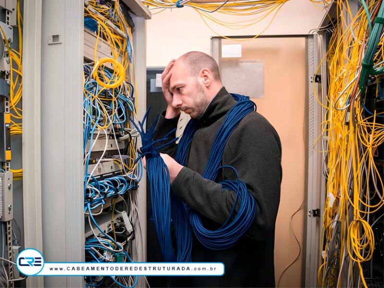 como fazer a organizacao rack de rede evitar erros